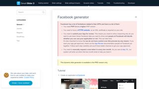 
                            10. Facebook generator - Smart Slider 3