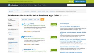 
                            6. Facebook Grátis Android - Baixar Facebook Apps Grátis