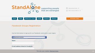 
                            3. Facebook Groups Registration - Stand Alone