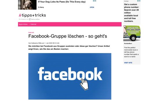 
                            11. Facebook-Gruppe löschen - so geht's - Heise