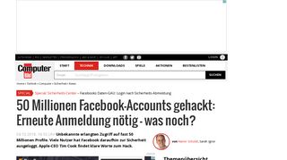 
                            11. Facebook-Hack: Anmelden/Login nötig - was noch? - Computer Bild