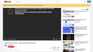 
                            8. Facebook Hesap Açma - Nasıl Facebook Hesap Açılır - YouTube