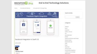 
                            10. Facebook Integration in Swift 3.0 | InnovationM Blog