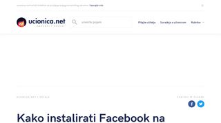 
                            9. Facebook - iPhone instalacija - Ucionica.net