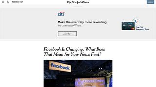 
                            10. Facebook Is Changing. What Does That Mean for Your News Feed ...