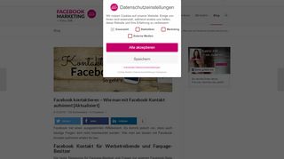 
                            1. Facebook kontaktieren - Wie man mit Facebook Kontakt aufnimmt