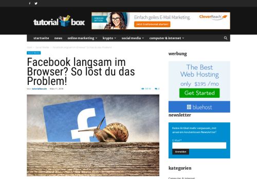 
                            4. Facebook langsam im Browser? So löst du das Problem! - tutorialbox.de