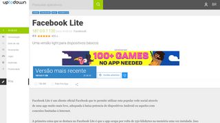 
                            10. Facebook Lite 135.0.0.3.119 para Android - Download em Português