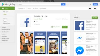 
                            6. Facebook Lite - Apl di Google Play