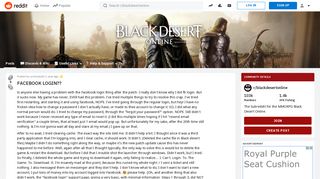 
                            2. FACEBOOK LOGIN?? : blackdesertonline - Reddit