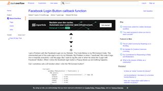 
                            9. Facebook Login Button callback function - Stack Overflow