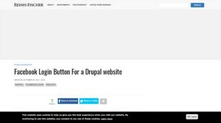 
                            9. Facebook Login Button For a Drupal website | Reinis Fischer