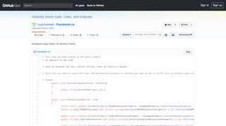 
                            3. Facebook Login button for Xamarin Forms · GitHub