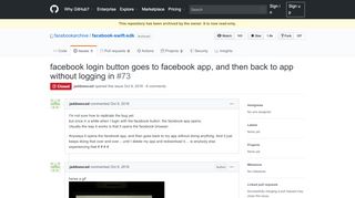 
                            9. facebook login button goes to facebook app, and then back ...