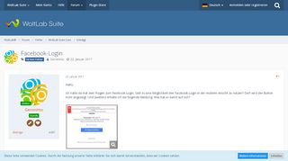 
                            1. Facebook-Login - Erledigt - WoltLab® - Forum