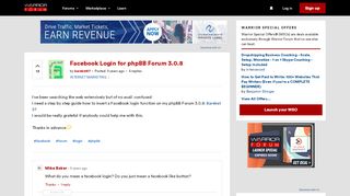 
                            12. Facebook Login for phpBB Forum 3.0.8 | Warrior Forum - The #1 ...