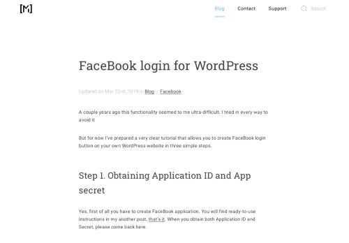 
                            7. FaceBook login for WordPress - Misha Rudrastyh