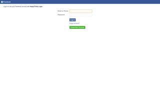 
                            11. Facebook login - HappyTicket