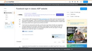 
                            6. Facebook login in classic ASP website - Stack Overflow