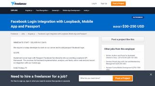 
                            12. Facebook Login Integration with Loopback, Mobile App and Passport ...