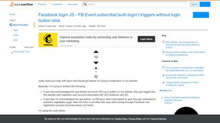 
                            6. Facebook login JS - FB.Event.subscribe('auth.login') triggers ...