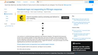 
                            6. Facebook login not responding to FB.login response - Stack Overflow