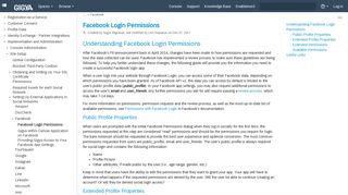 
                            6. Facebook Login Permissions - Gigya Documentation - ...