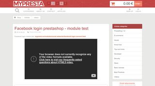 
                            12. Facebook login prestashop - module test - MyPresta