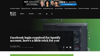 
                            11. Facebook login required for Spotify account, here's a little trick for you ...