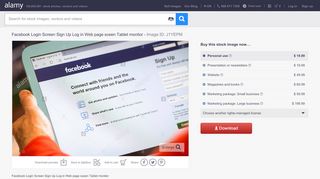 
                            12. Facebook Login Screen Sign Up Log in Web page sceen Tablet ...