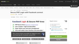 
                            13. Facebook Login & Secure PHP Area by yougapi | CodeCanyon