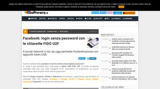 
                            11. Facebook: login senza password con le chiavette FIDO U2F ...