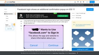 
                            7. Facebook login shows an additional confirmation popup on iOS 11 ...