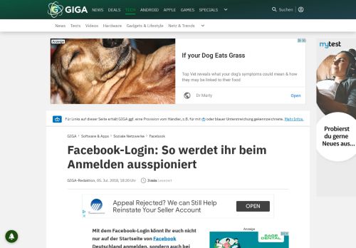 
                            3. Facebook-Login: So werdet ihr beim Anmelden ausspioniert – GIGA
