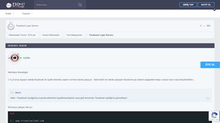 
                            3. Facebook Login Sorunu - r10
