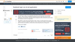 
                            1. facebook login via vb.net application - Stack Overflow