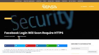 
                            4. Facebook Login Will Soon Require HTTPS • Facebook, Featured ...