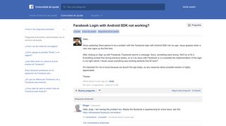 
                            5. Facebook Login with Android SDK not working? | Comunidad de ...