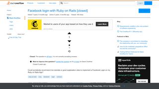 
                            9. Facebook login with Ruby on Rails - Stack Overflow