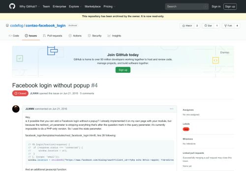 
                            7. Facebook login without popup · Issue #4 · codefog/contao ... - GitHub