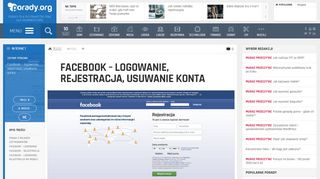 
                            3. Facebook - logowanie, rejestracja | Porady.org