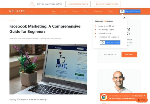 
                            8. Facebook Marketing: A Comprehensive Guide for Beginners - Neil Patel