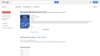 
                            7. Facebook Marketing from A to Z: How to win at Facebook ...