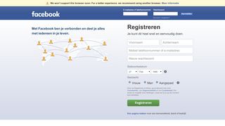 
                            2. Facebook - Meld je aan of registreer je