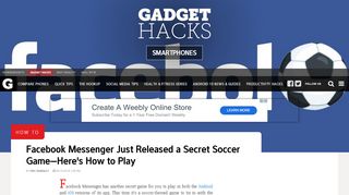 
                            13. Facebook Messenger Just Released a Secret Soccer Game—Here's ...