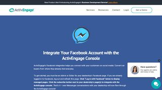 
                            11. Facebook Messenger Signup - CDK - ActivEngage