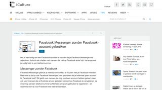 
                            10. Facebook Messenger zonder Facebook-account gebruiken - iCulture
