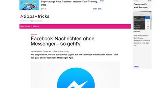 
                            9. Facebook-Nachrichten ohne Messenger - so geht's - Heise