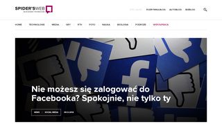 
                            4. Facebook nie działa. Użytkownicy mają problem z zalogowaniem ...