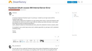 
                            10. Facebook OAuth causes 500 Internal Server Error - Authentication ...